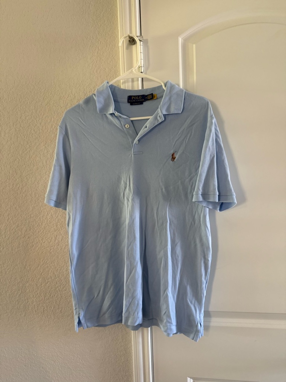 Polo by Ralph Lauren Pale Blue Short Sleeve Polo